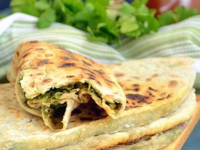 Рецепт жареных пирожков с зеленью