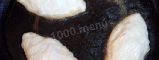 жареные постные дрожжевые пирожки на сухих дрожжах с капустой за 15 минут. Шаг 12