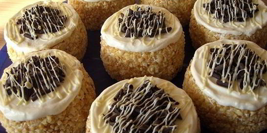 Бисквитное пирожное с масляным кремом