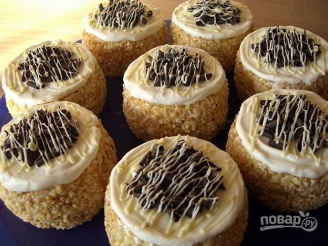 Рецепт бисквитного пирожного с масляным кремом