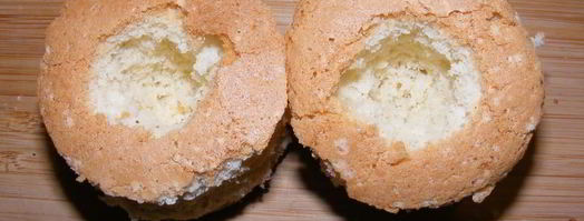 бисквитные пирожные маргаритки с заварным кремом и сливками. Шаг 5