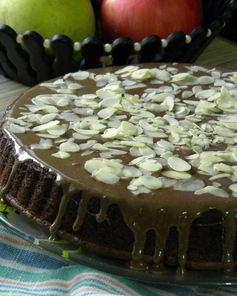 Брауни с апельсином в миндальных хлопьях