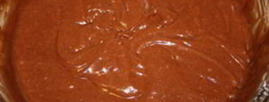 брауни с глазурью и орехами. Шаг 3