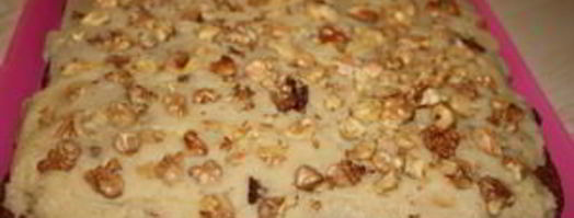 брауни с глазурью и орехами. Шаг 7