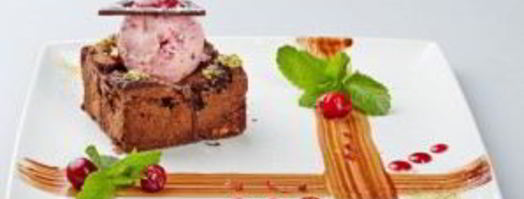 брауни с клюквенным мороженым. Шаг 5