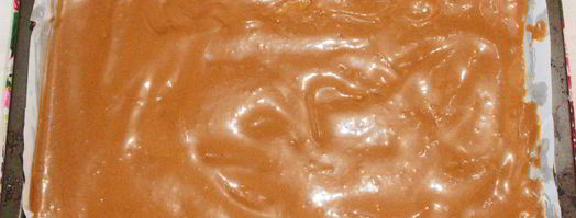 брауни с творогом и вишней. Шаг 12