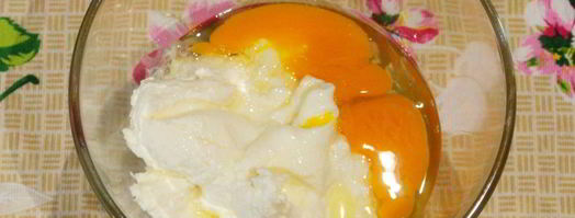 брауни с творогом и вишней. Шаг 10