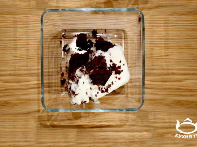 Рецепт брауни шоколадного со взбитыми сливками