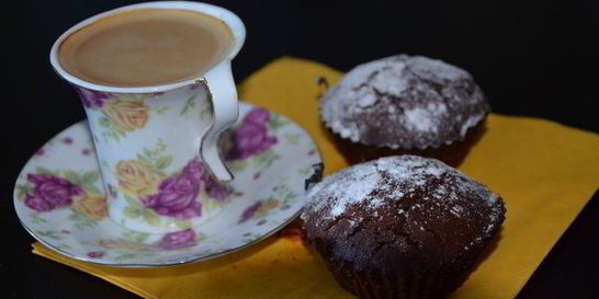 Брауни со смородиной