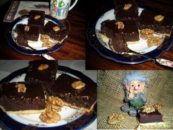 Рецепт брауни трехслойное