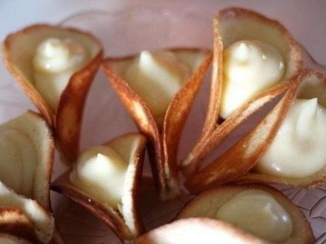 Рецепт быстрых пирожных с заварным кремом