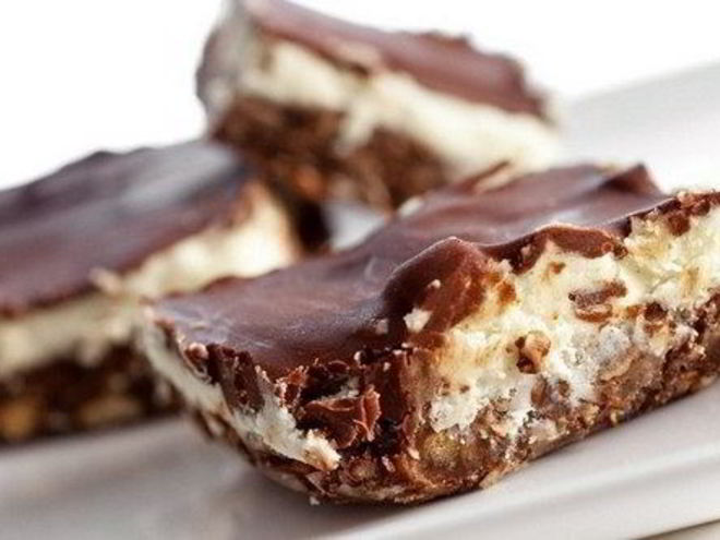 Рецепт канадского десертного пирожного нанаимо