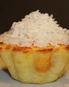 Картофельно-сырное пирожное с курицей