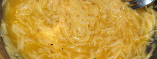 картофельно-сырное пирожное с курицей. Шаг 4