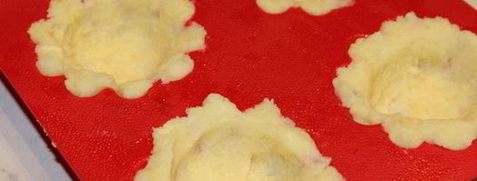 картофельно-сырное пирожное с курицей. Шаг 5