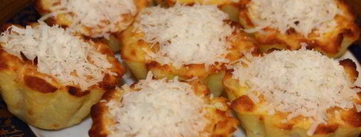 картофельно-сырное пирожное с курицей. Шаг 9