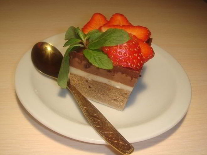 Рецепт кофейного пирожного три шоколада