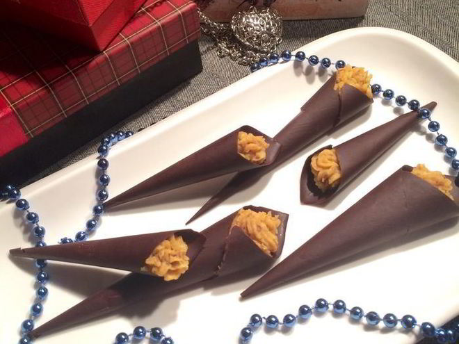 Рецепт конфет-пирожных с любовью