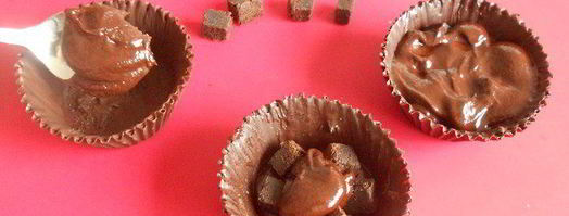 корзинки с ганашем, брауни и малиной. Шаг 6