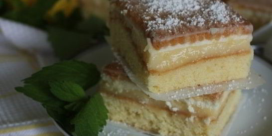 Лимонные пирожные