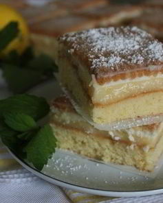 Лимонные пирожные