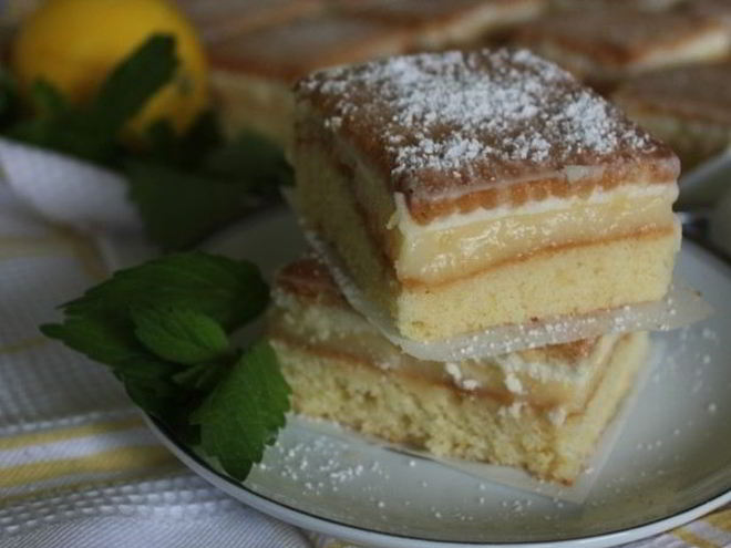 Рецепт лимонных пирожных