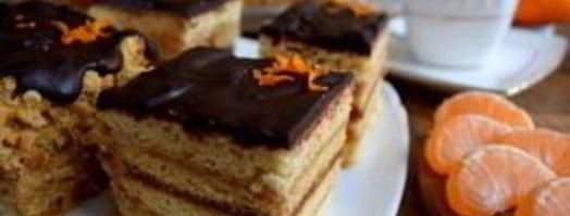 медовое пирожное с начинкой. Шаг 16