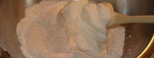 миндальные экспресс-пирожные с двумя видами шоколада. Шаг 2