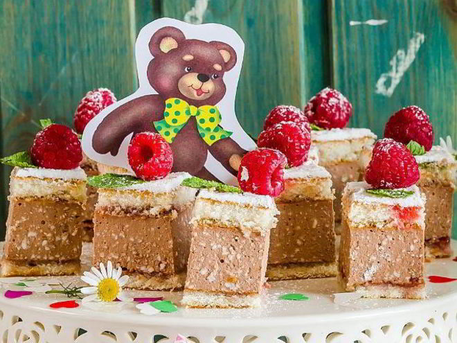 Рецепт мини-пирожных для детского праздника