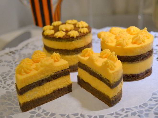 Рецепт муссового пирожного георгиевского