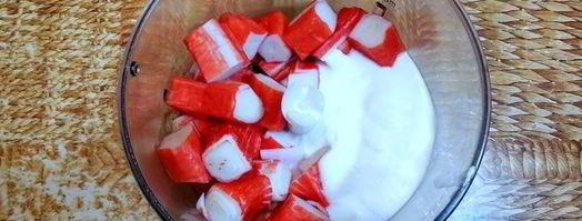 муссовое пирожное экзотический краб. Шаг 16