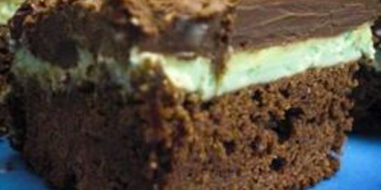 Мятно-шоколадные брауни