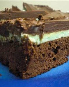 Мятно-шоколадные брауни