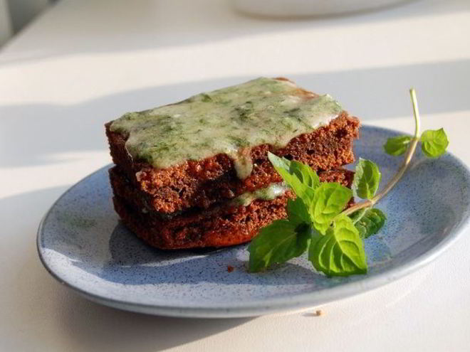 Рецепт мятных брауни