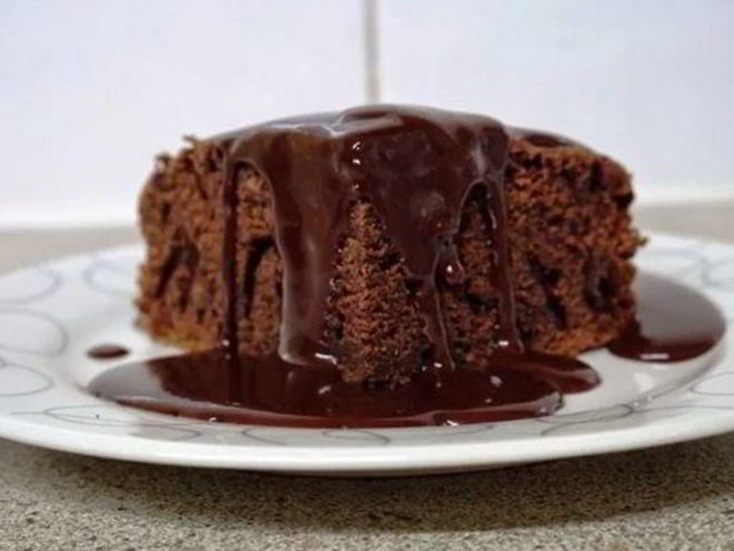 Рецепт необычного шоколадного пирожного