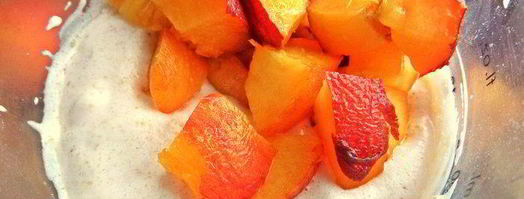 нежное пирожное с персиками. Шаг 13