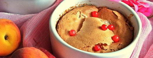 нежное пирожное с персиками. Шаг 17