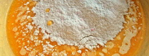 нежное пирожное с персиками. Шаг 4