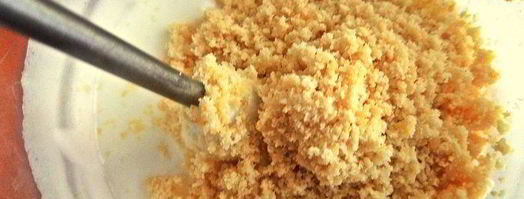 нежное пирожное с персиками. Шаг 10