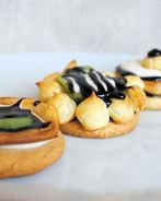 Нежное пирожное с песочной основой