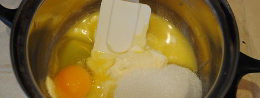 нежное пирожное с песочной основой. Шаг 8