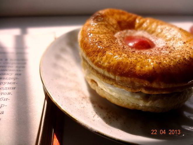 Рецепт нежного слоеного пирожного