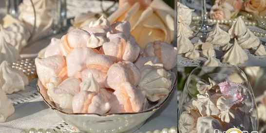 Пирожное Безе с заварным кремом