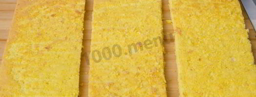 пирожное бисквитное с кремом. Шаг 12