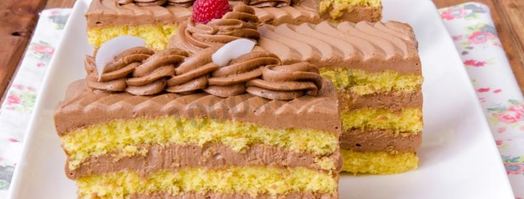 пирожное бисквитное с кремом. Шаг 40