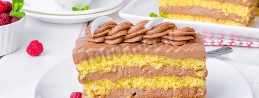 пирожное бисквитное с кремом. Шаг 42