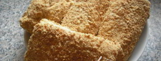 пирожное из слоенного теста. Шаг 13