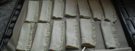 пирожное из слоенного теста. Шаг 5