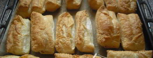 пирожное из слоенного теста. Шаг 6