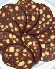 Пирожное Колбаска из печенья